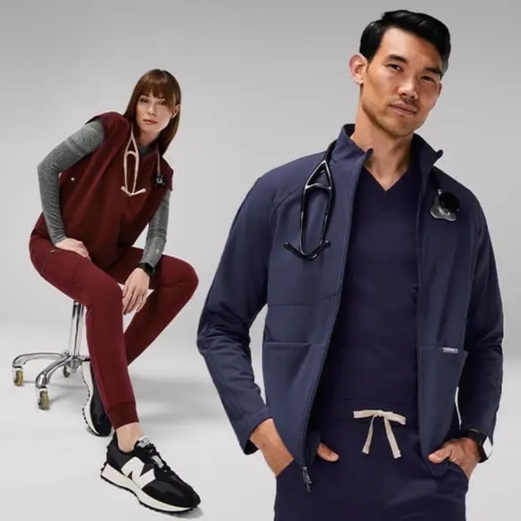 Figs Scrub Set - Graphite - Large - Picture 8 of 8